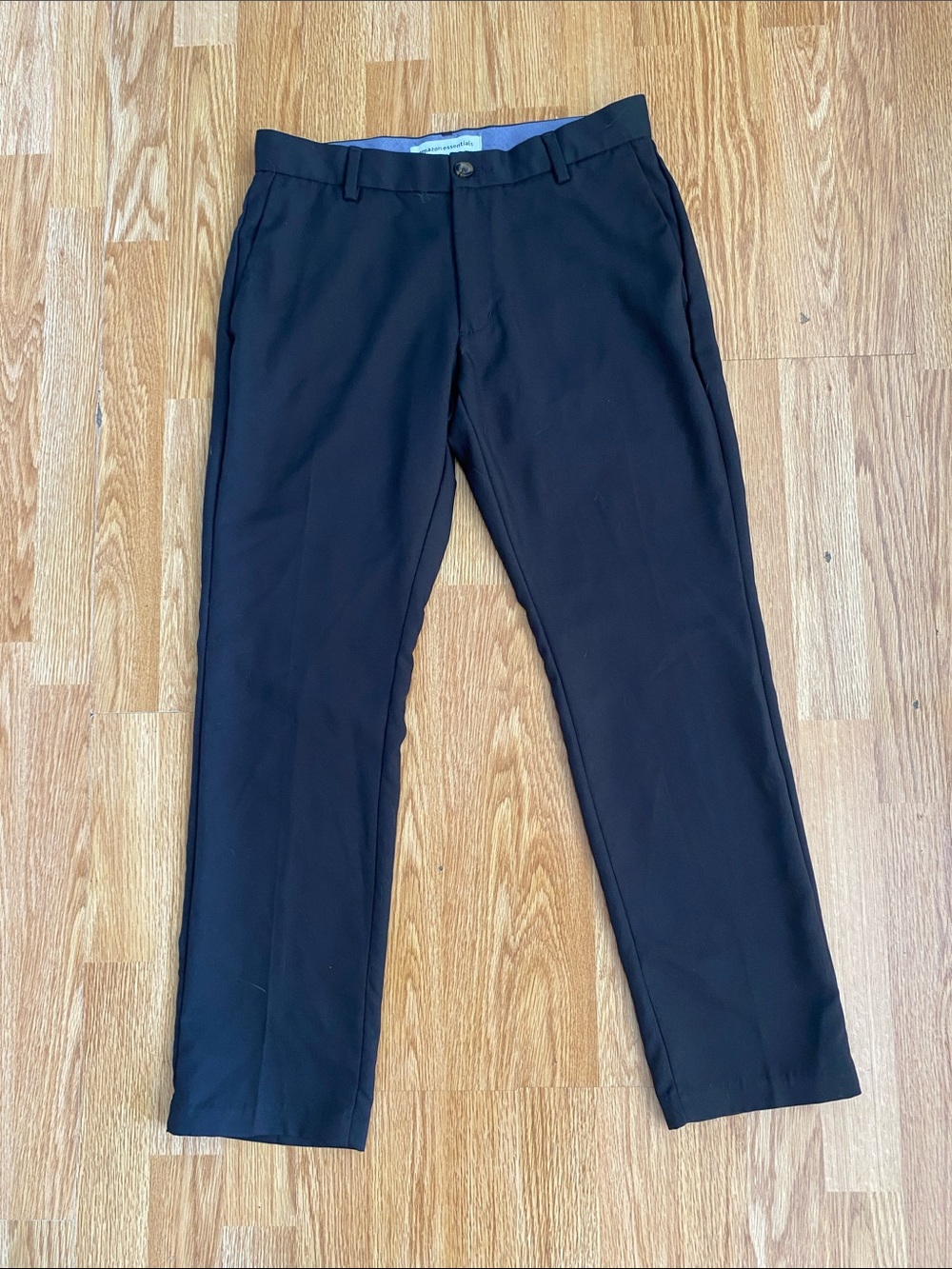 Men's Black Dress Pants - Slim